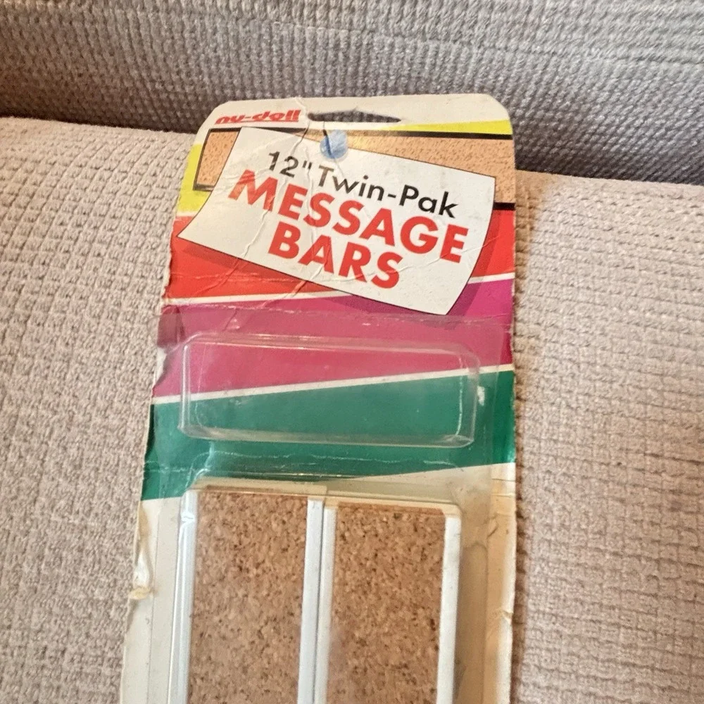 nu-dell Bulletin‎ Bar Magnetic Cork Strips Board 2 Pack 12